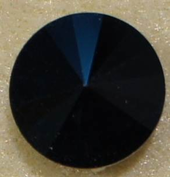 Rivoli 14mm Crystal Metallic Blue Swarovski gefasst