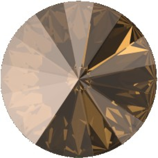 Rivoli 18 mm Swarovski Crystal Bronze Shade