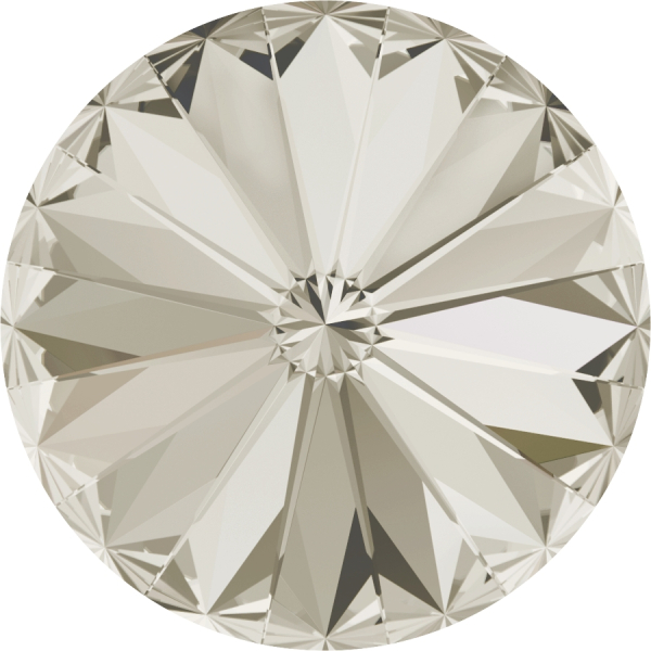 Rivoli 18 mm Swarovski Crystal Silver Shade