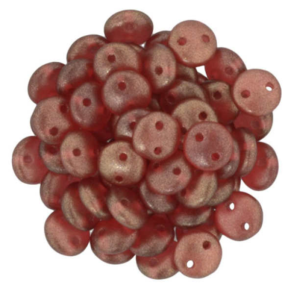 Lentil 2-Loch 6mm Halo Cardinal 50 St