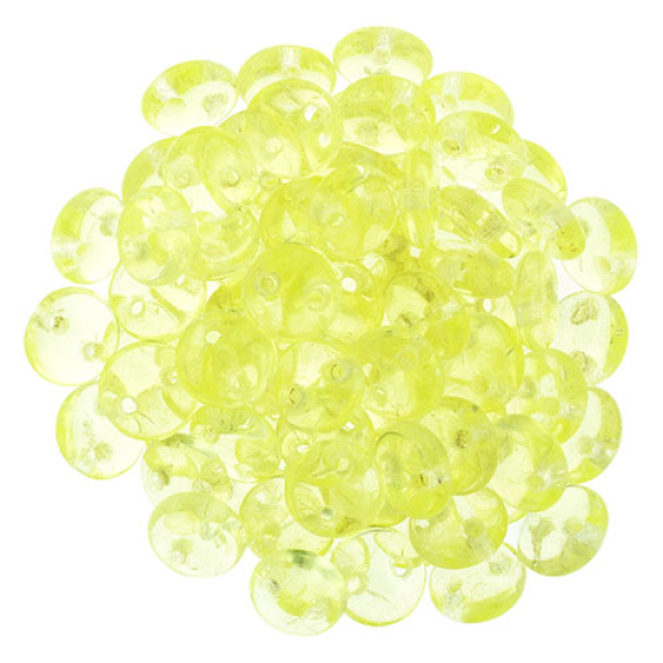 Lentil 2-Loch 6mm Jonquil 50St