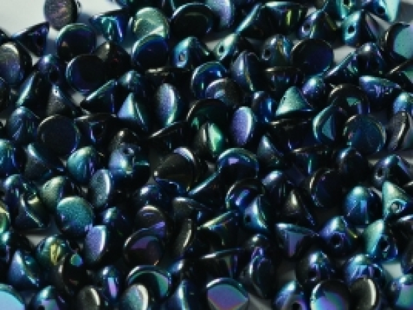 Button Bead 4mm Jet Full AB 300 St.