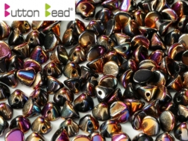 Button Bead 4mm Jet Full Sliperit 50 St.