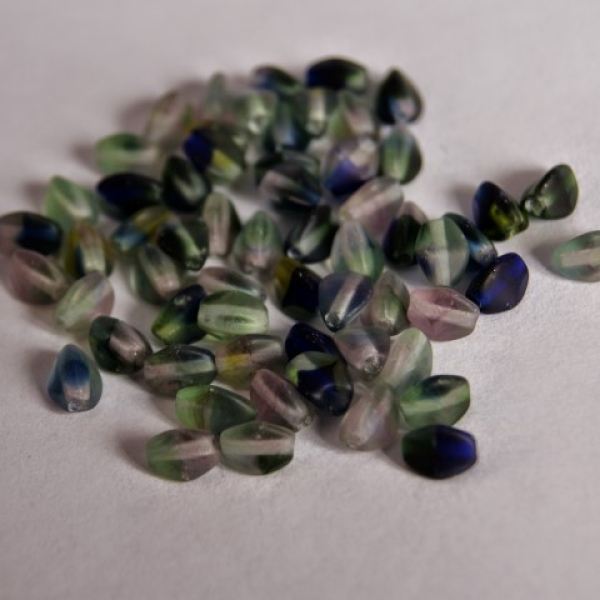 Pinch 5x3mm Cry Blue Green Frost 100 St.