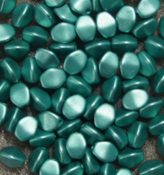 Pinch 5x3mm Crystal Met Frost Teal 100St