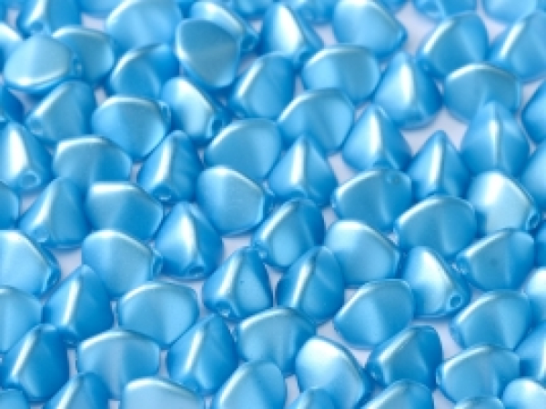 Pinch 5x3mm Alabaster Pastel Turquo 100 St