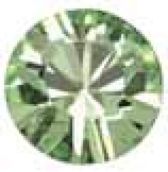 Swarovskistein MC rund 27mm Chrysolite gefasst