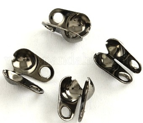 Kalotte mit Öse altsilber 100 St