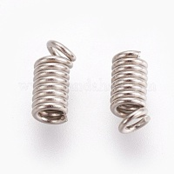 Verbinder für Bänder 3mm platinfarben 10 St