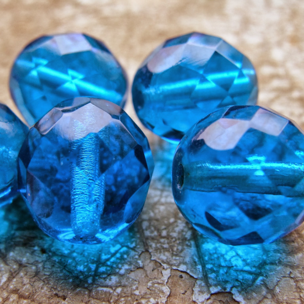 Glasschliffperle 3mm Aquam 100