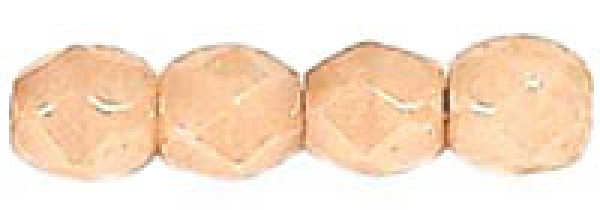 Glasschliffperle 3mm Beige Opak Lüster 1200 St.