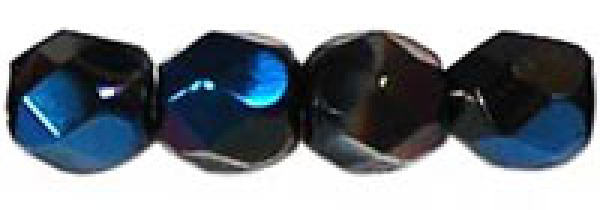 Glasschliffperle 3mm Jet Azuro 100 St.