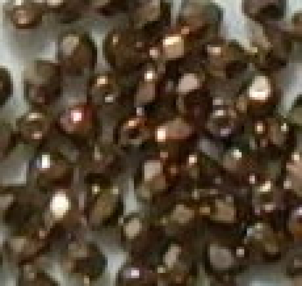 Glasschliffperle 3mm Jet Dorado 100