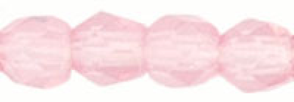 Glasschliffperle 3mm Milky Pink 100 St.