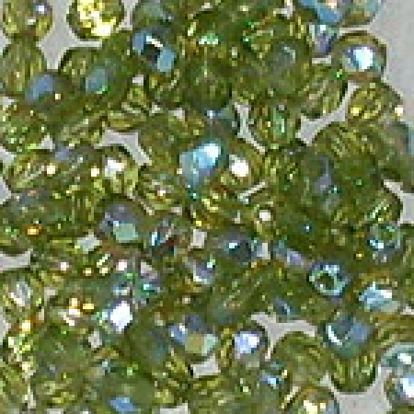 Glasschliffperle 3mm Olivine AB 100 St