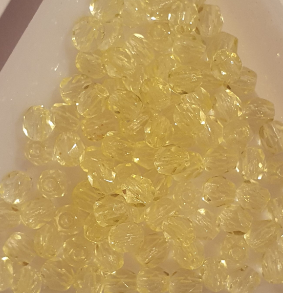 Glasschliffperle 4mm Jonquil 1200 St.