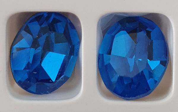 Strassstein oval 12x10 mm Cbl (Preci) 4St gef