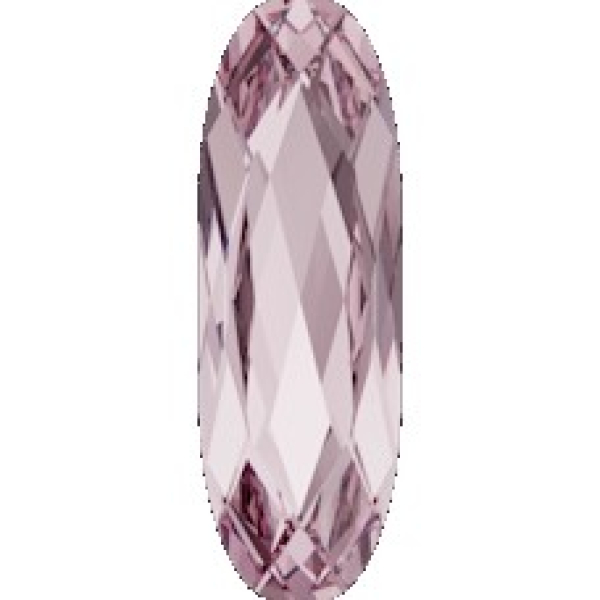 Swarovskistein Oval, lang 21x7mm Light Rose