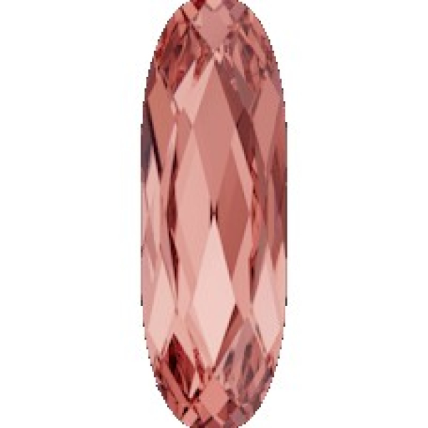 Swarovskistein Oval, lang 21x7mm Padparadscha