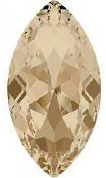 Navette Swarovski 32x17 Cry Golden Shad