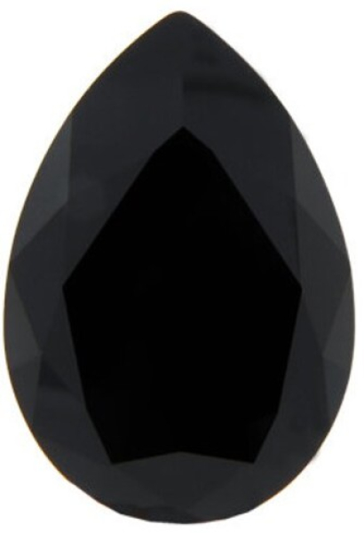 Swarovskistein, tropfenf. 40x27 mm Jet