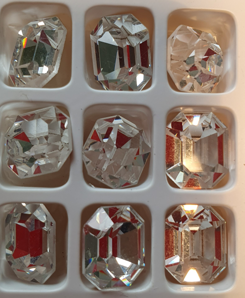Swarovskistein Octagon 12x10 mm Crystal