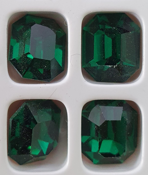 Preciosastein Octagon 12x10mm Emerald