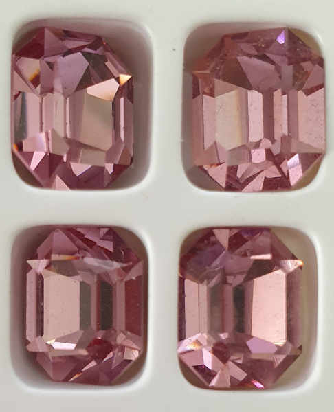 Preciosastein Octagon 12x10mm gef Lt. Am