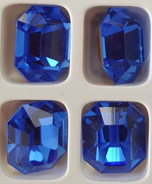 Preciosastein Octagon 12x10mm Sapphi
