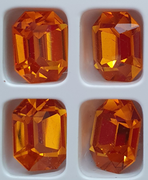 Preciosastein Octagon 12x10mm gef Topaz