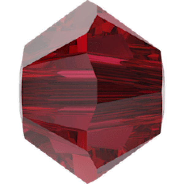 Swarovskiperle 2,5mm bic. Scarlet 40 St.