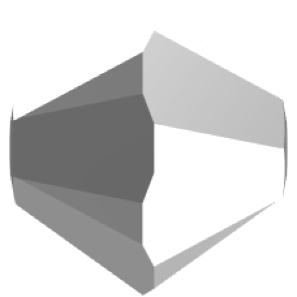 Swarovskiperle 3mm bic Cry Full Silver 36 St