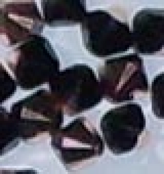 Swarovskiperle 3mm bic. Jet Capri Gold 38St.