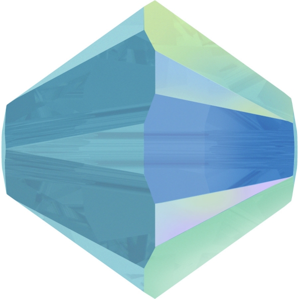 Swarovskiperle 3mm bic Turquoise AB 36St