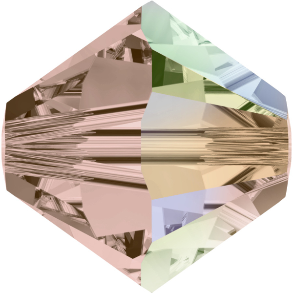 Swarovskiperle 3mm bic Vintage Rose AB 36 St