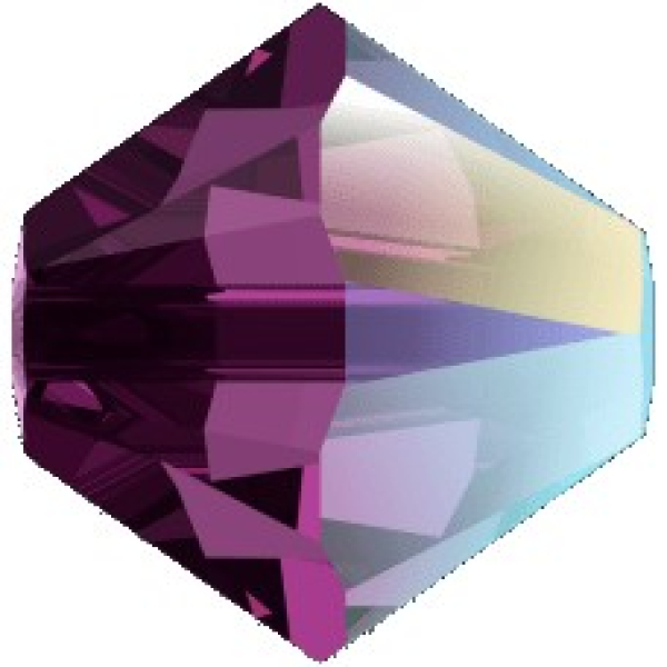 Swarovskiperle 4mm bic. Amethyst Shim 36St