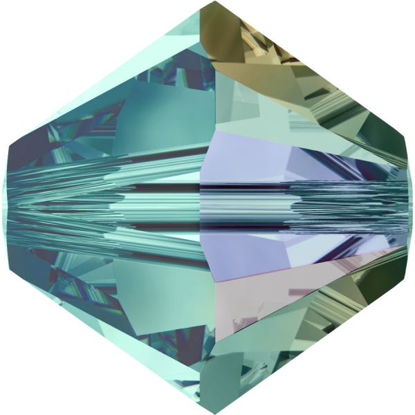 Swarovskiperle 4mm bic. Blue Zircon AB 36 S