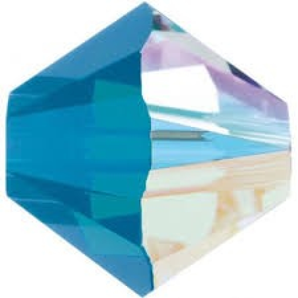 Swarovskiperle 4mm bic. Caribbean Blue Opal AB 36 S