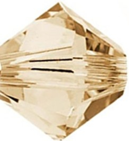 Swarovskiperle 4mm bic. Cey. Topaz 40 St