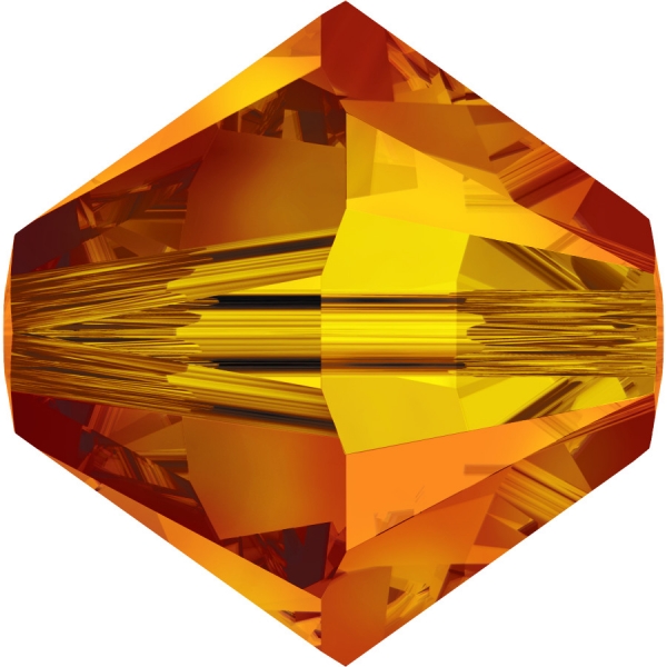 Swarovskiperle 4mm bic. Fireopal 40 St.
