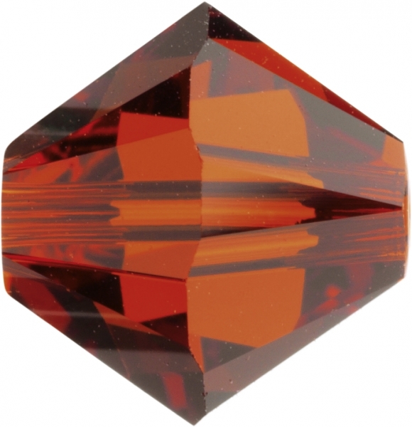 Swarovskiperle 4mm bic. Indian Red 40 St