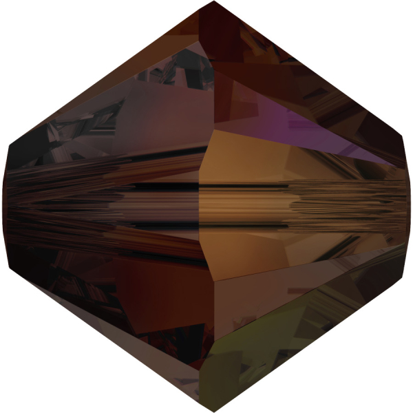 Swarovskiperle 4mm bic. Mocca AB2 34St.