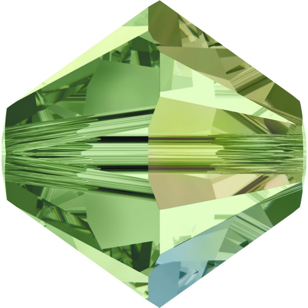 Swarovskiperle 4mm bic. Peridot AB 36 St