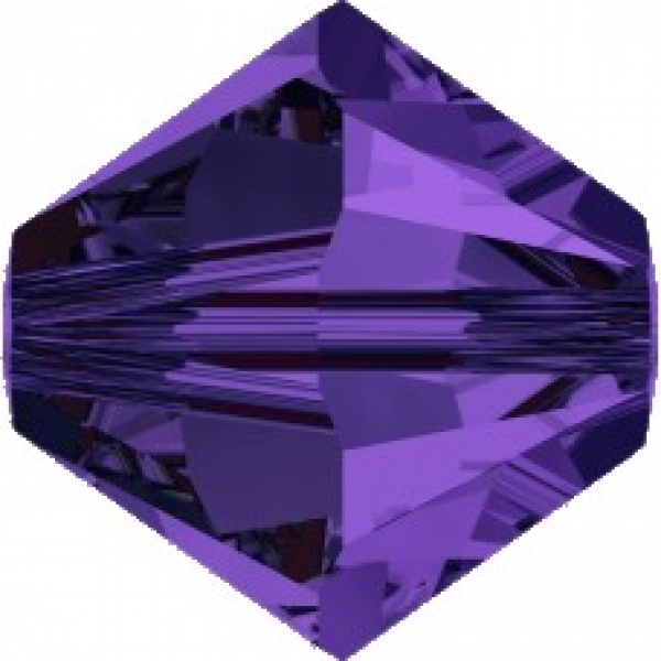 Swarovskiperle 4mm bic. Purple Vel 40 St
