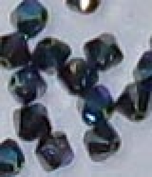 Swarovskiperle 4mm bic. Sapphire AB Chrom 30St