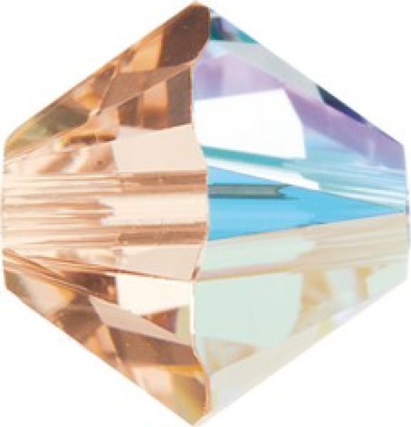 Swarovskiperle 4mm bic. Silk AB 36 St.