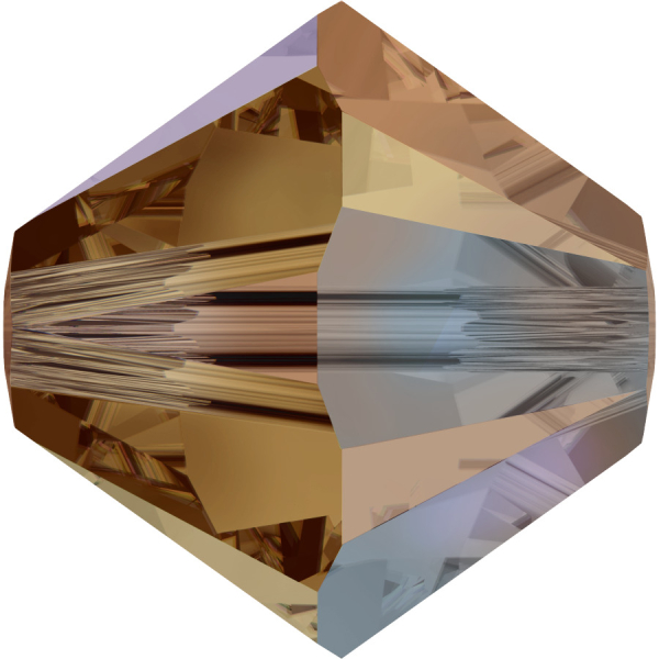 Swarovskiperle 4mm bic. SmokeTopaz AB2 34St.