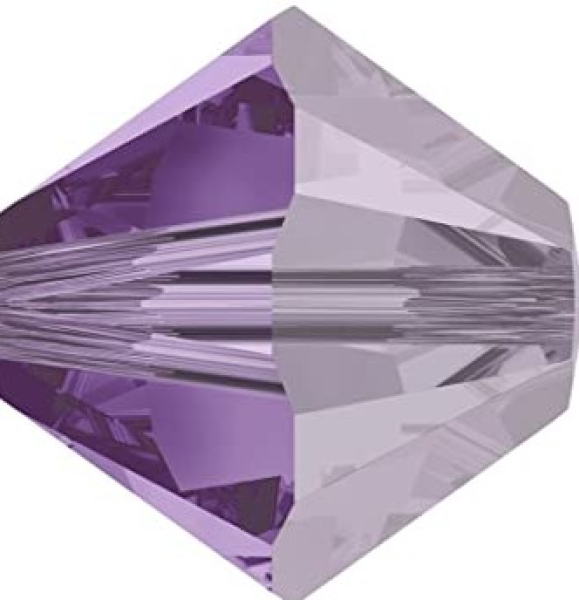 Swarovskiperle 4mm bic. Tanzanite Sa 40St.