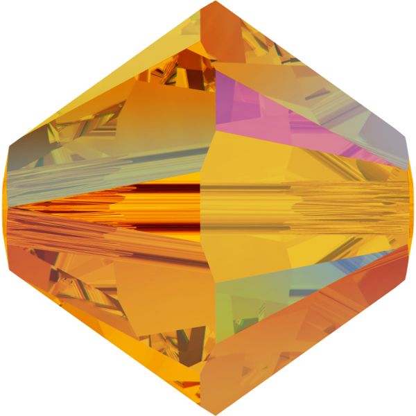 Swarovskiperle 4mm bic. Topaz AB 2x 30 St.