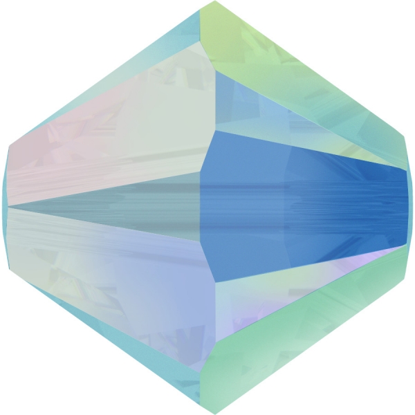 Swarovskiperle 4mm bic. Turquoise AB 30St.